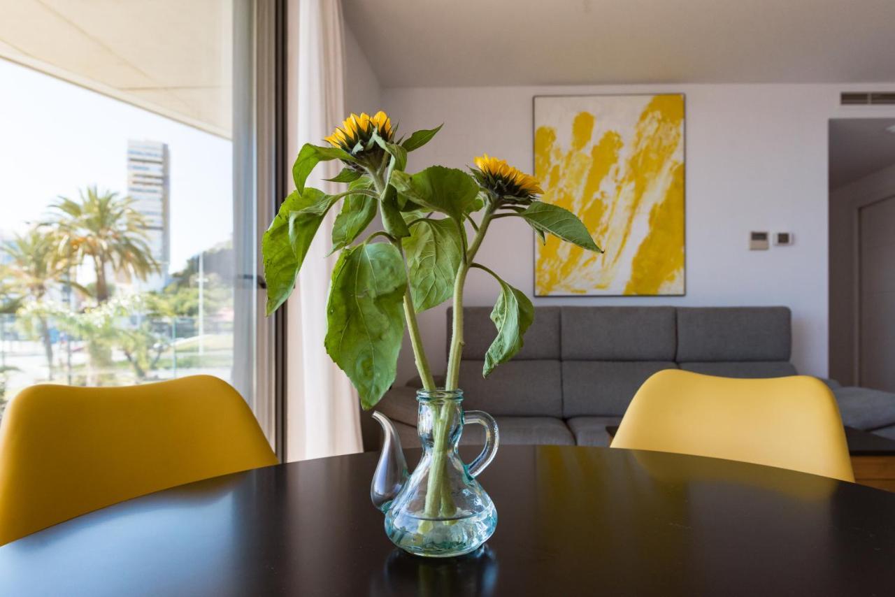 Modern Sea Front Sea Waves Apartment Alicante Exterior photo