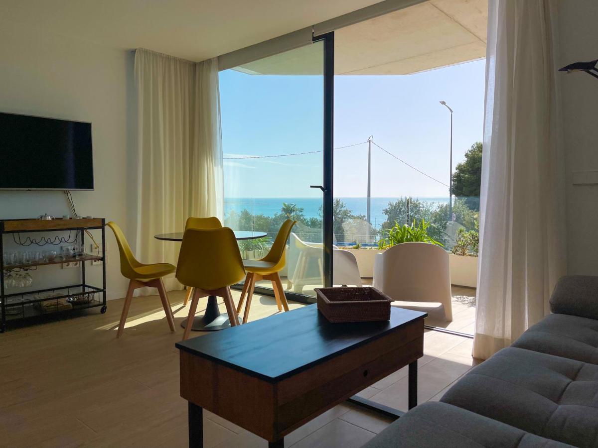Modern Sea Front Sea Waves Apartment Alicante Exterior photo